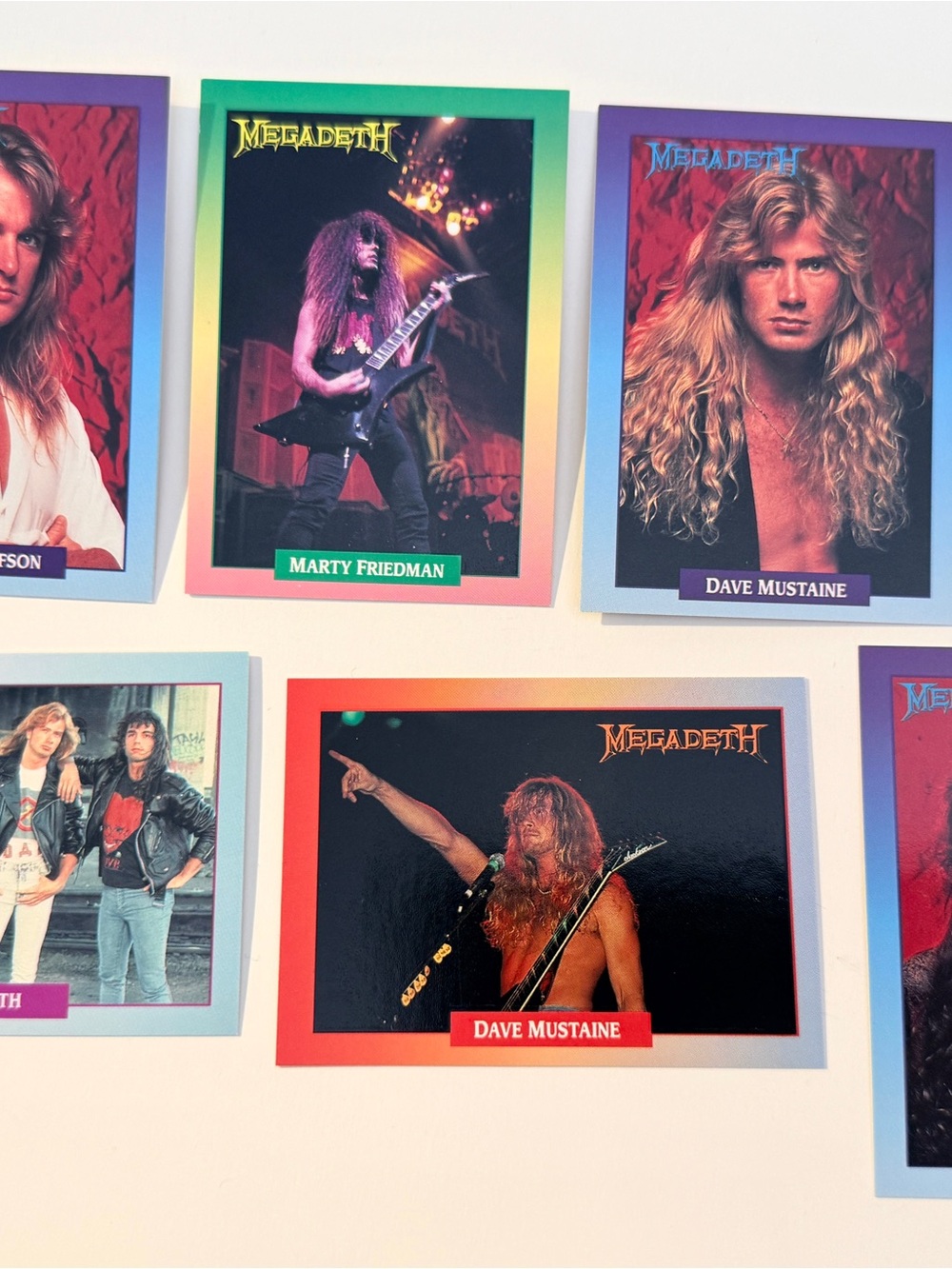 1991 Megadeth Rockcards - Picture 3 of 4